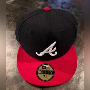 Atlanta Braves flat bill hat